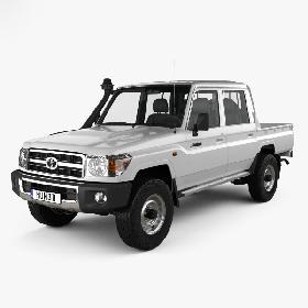 Toyota Land Cruiser J79 Double Cab Pickup 2012 3D model